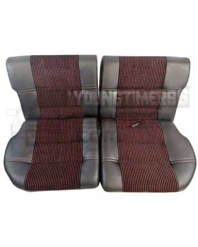 Tapizado del asiento trasero Respaldo del asiento trasero Quartet antracita semi cuero 205 GTI