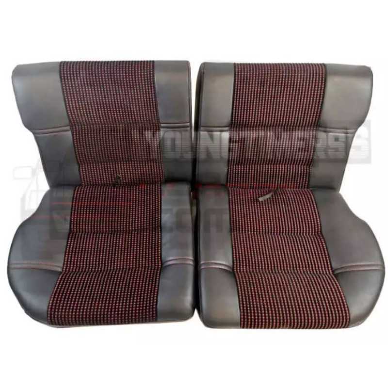 Tapizado del asiento trasero Respaldo del asiento trasero Quartet antracita semi cuero 205 GTI
