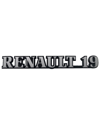 Renault 19 bagagliaio monogramma