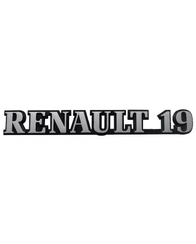 Renault 19 monograma porta-malas