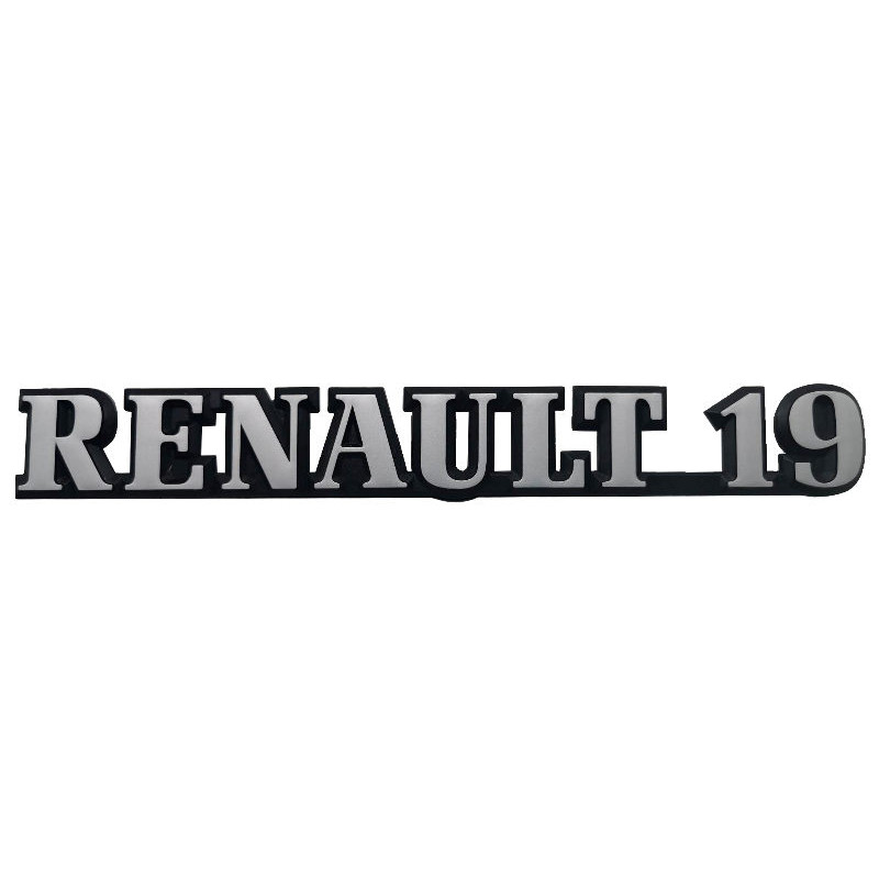 Renault 19 monograma porta-malas