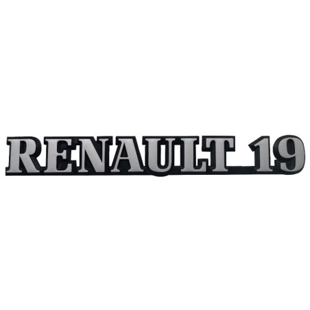 Monogramme de coffre Renault 19