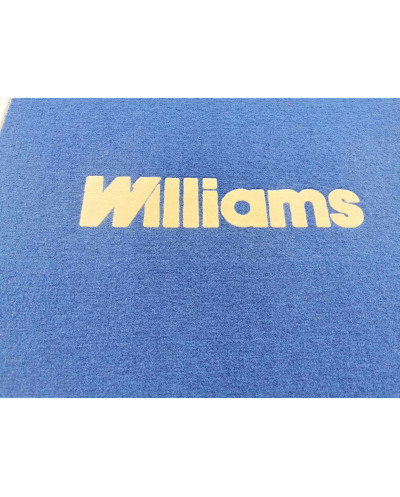 Floor mats Renault Clio Williams blue yellow logo