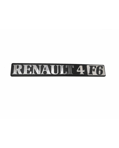 Renault 4 F6 trunk logo