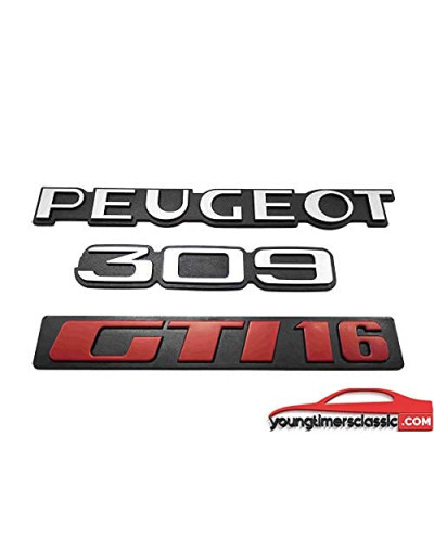 Youngtimersclassic Logo des Peugeot 309 GTI 16