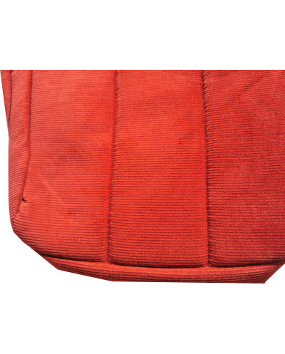 ルノー5アルパインターボシート張りの赤いリブ編み生地
