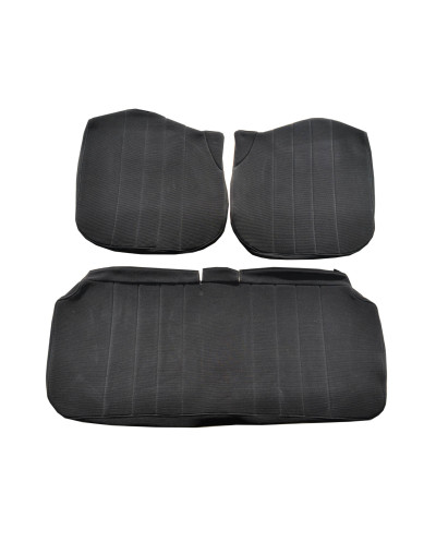 Garniture de sièges avant et arrière en tissu côtelé noir R5 Alpine Turbo banquette
