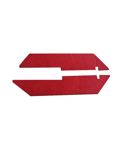 Suelo rojo alfombra vestidor R5 Alpine R5 Alpine Turbo