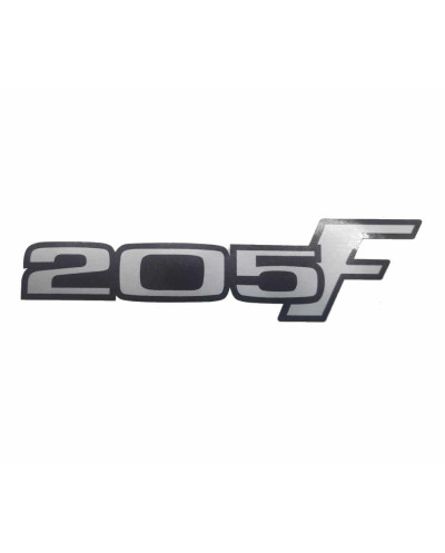 Stickers arrière coffre Peugeot 205 fourgonnette