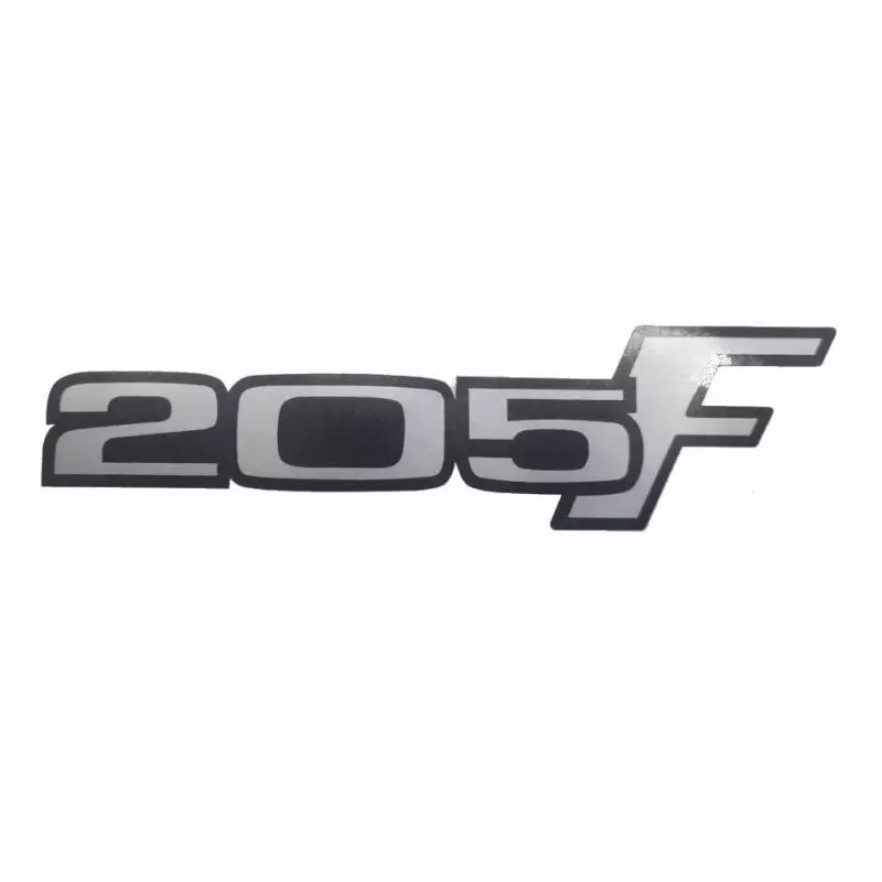 Adesivos traseiros porta-malas Peugeot 205 van