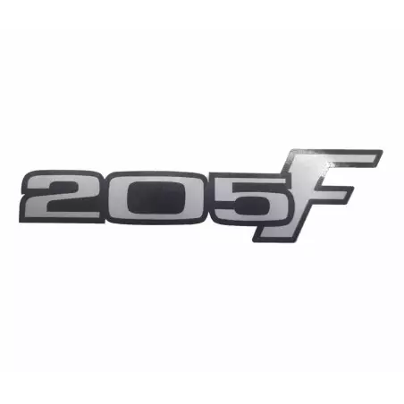 Adesivos traseiros porta-malas Peugeot 205 van