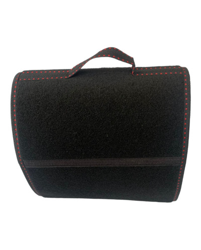 Trunk bag Peugeot 205 Rallye in black ribbed fabric is the perfect accessory to store your tools