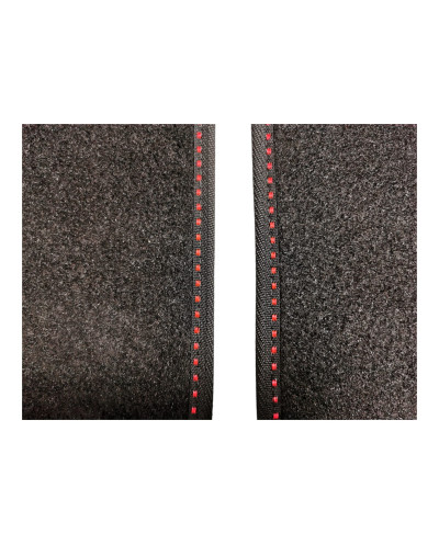 Migliora gli interni della tua 205 GTi con i nostri tappetini in velluto nero di alta qualità.