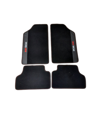 Black floor mats Peugeot 205 XS