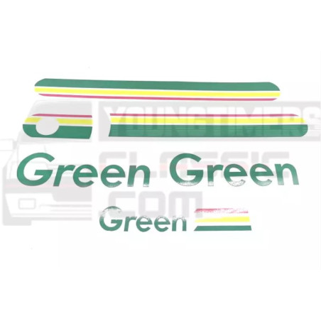 Stickers de custode Peugeot 205 Green