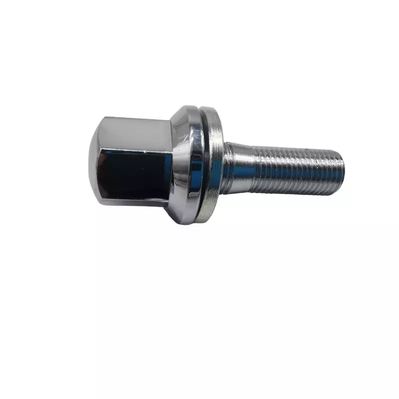 Geef een vleugje elegantie aan uw wielen met onze wielbout in chroomafwerking voor Peugeot 205 GTI 1.9 Peugeot 9605.87.
