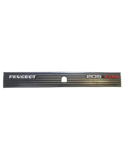 Trunk rap Peugeot 205 complete kit with rivet clip and logo