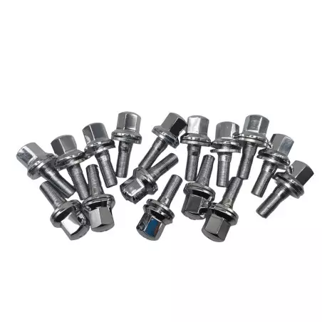 Juego de 16 pernos cromados para Peugeot 205 GTI 1.9