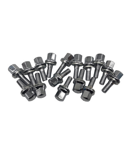 Highlight the elegance of your Peugeot 205 GTI 1.9 with our lot of high quality chrome wheel bolts