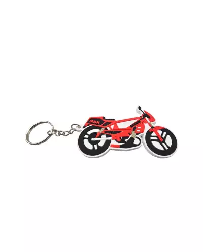 Llavero MBK 51 rojo vintage de dos ruedas.