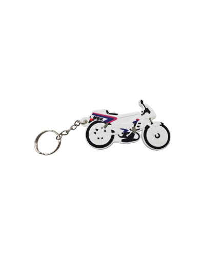 Chic accessory for vintage lovers - MBK 51 White keychain in overview"