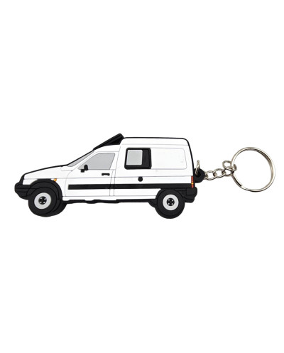 Citroën C15 white keychain Made of soft PVC rubber