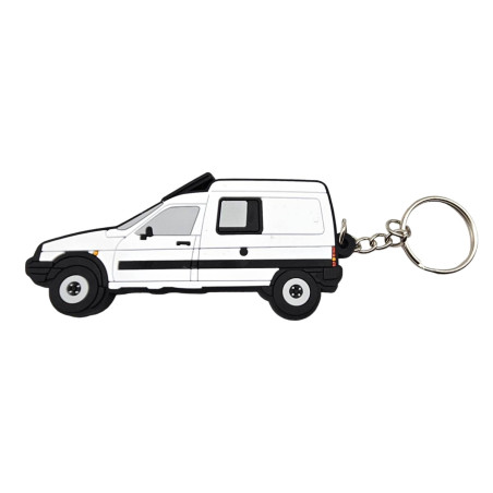 Citroën C15 white keychain