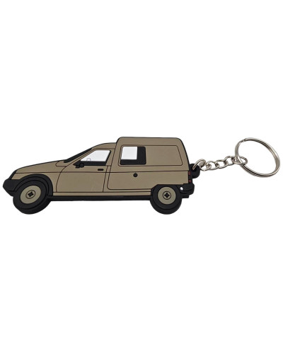 Citroën C15 keychain in dark beige is the perfect blend of style and functionality.
