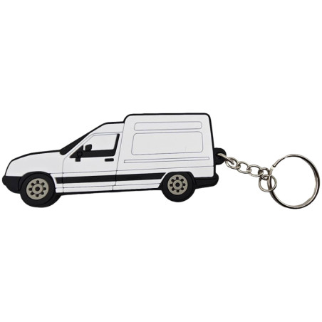 Renault Express White key ring