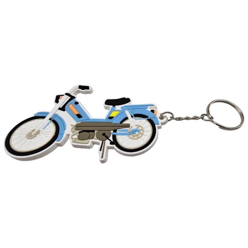 Keychain moped Peugeot 103 Blue 1971