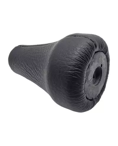 Pomello del cambio BMW E30 in pelle nera a sfera della leva