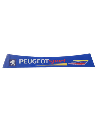 Zonneklep hoofdband Peugeot 106 RALLYE S16 PTS Peugeot Sport sticker