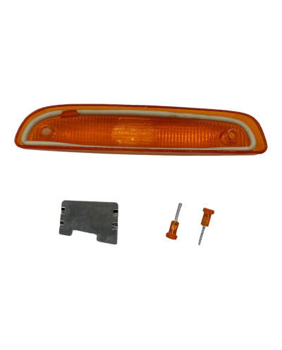 Orange left front turn signal cabochon for the Renault Twingo 1 Phase 1 model.