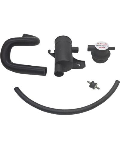Oil breather set including 2 hoses and elastic support for Peugeot 205 GTI.