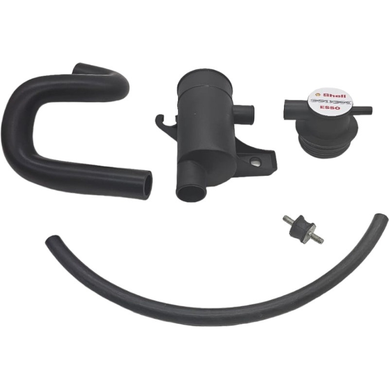Oil breather set including 2 hoses and elastic support for Peugeot 205 GTI.