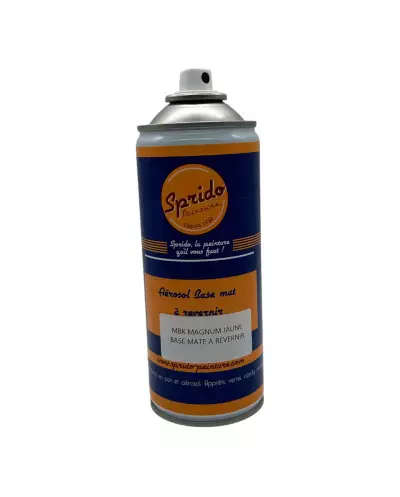Bombe de peinture jaune pour MBK magnum