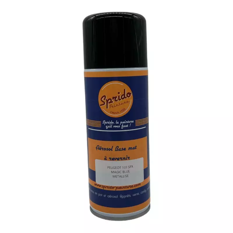 Spray paint Peugeot 103 SPX Magic Blue Metal