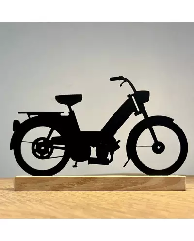 silhouette in metallo Peugeot 103