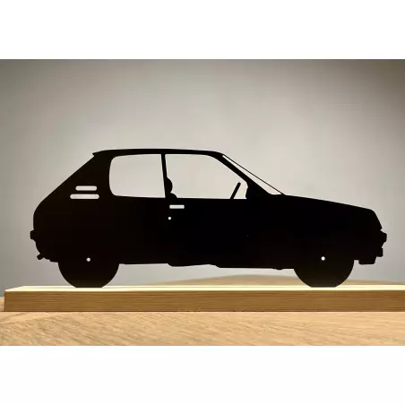 プジョー205GTIのメタルシルエット