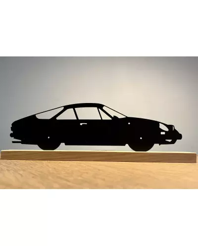 Silhouette in metallo dell'Alpine A110
