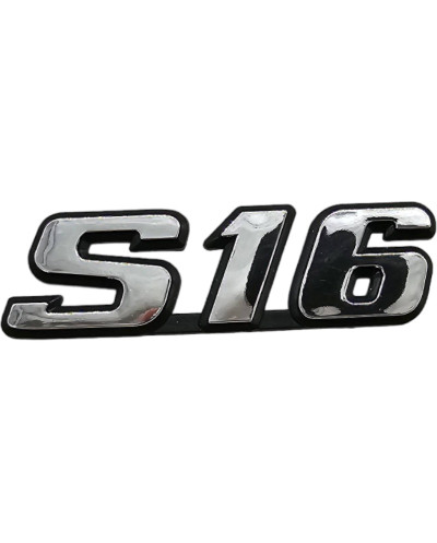 Logo de coffre Peugeot 106 S16 chrome
