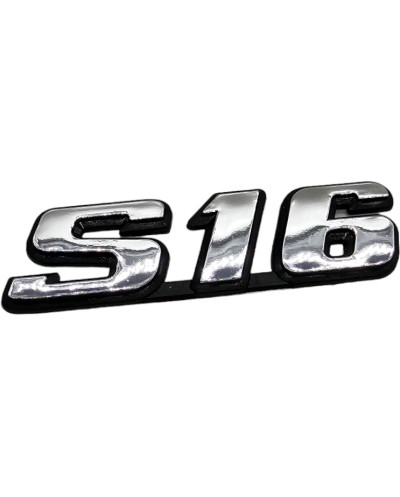 Logo de hayon Peugeot 106 S16 chrome