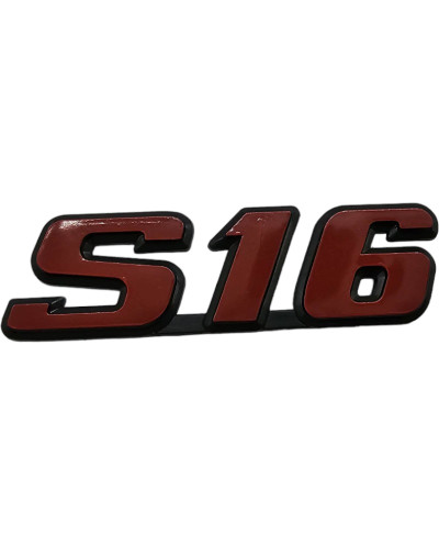 Logo S16 pour Peugeot 306 et 106 S16
