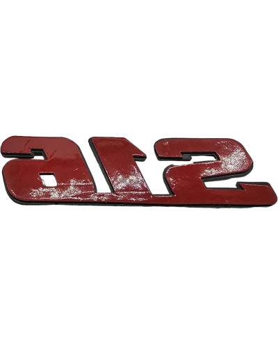 Insigne de coffre S16 rouge pour Peugeot 106 S16  306 S16 logo de portière