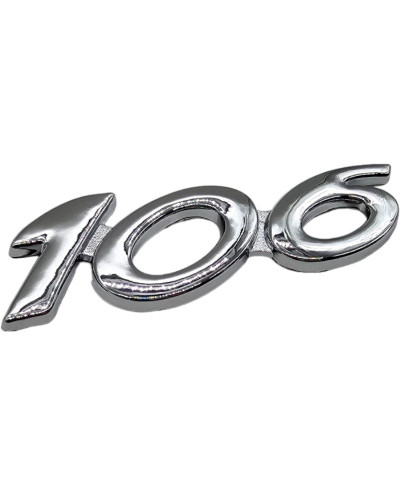 Logo sticker autocollant pour coffre Peugeot 106 - Équipement auto