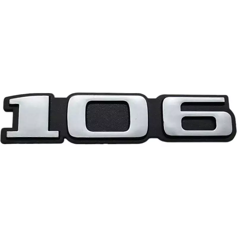 Logotipo del maletero Peugeot 106 fase 1