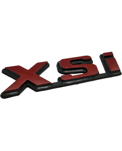 Red XSI trunk logo for Peugeot 306 XSI