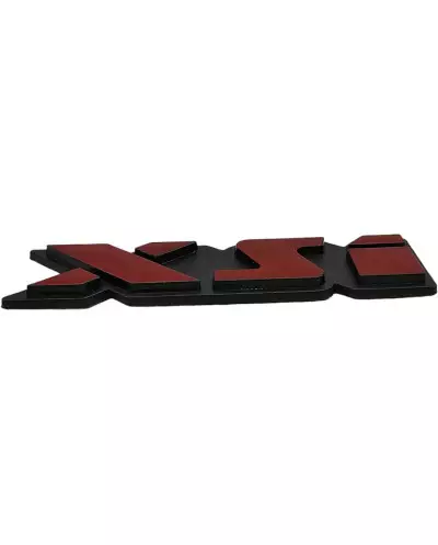 Red XSI trunk badge for Peugeot 106 XSI