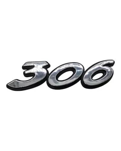 Logotipo 306 para Peugeot 306 fase 3