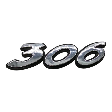 Logo 306 para Peugeot 306 fase 3